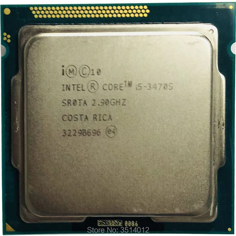 

Intel Core i5-3470S i5 3470S 2.9 GHz Quad-Core Quad-Thread CPU Processor 6M 65W LGA 1155