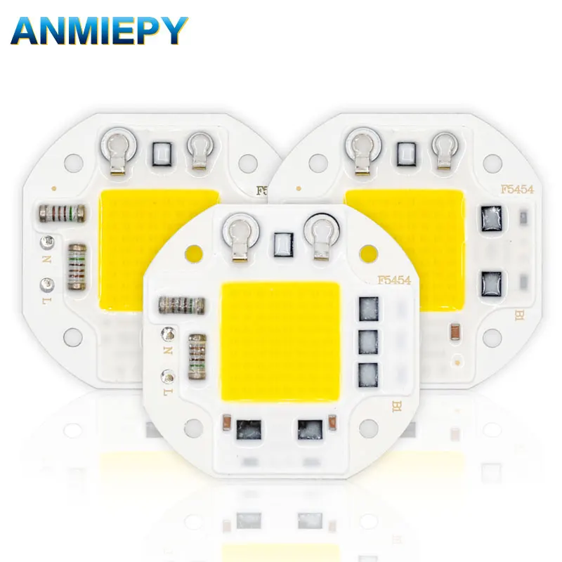 

LED COB Chip 20W 30W 50W Surge Prevention Smart IC 220V LED Chip For DIY LED Floodlight Spotlight LED Light Beads No Need Driver