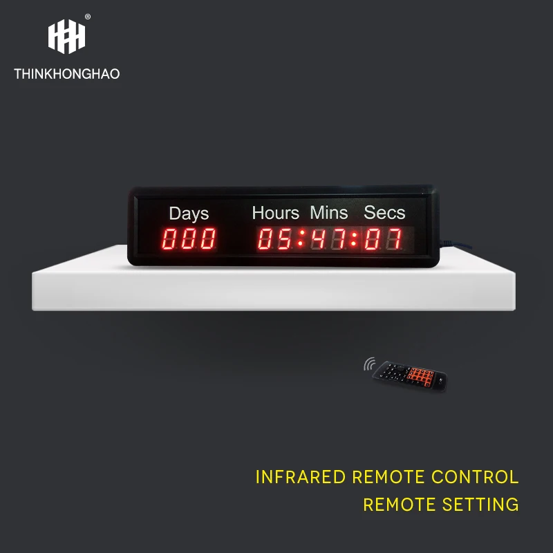 

999 day23hours59minutes 59seconds led timer,countdown and count-up clock Remote Control Clock