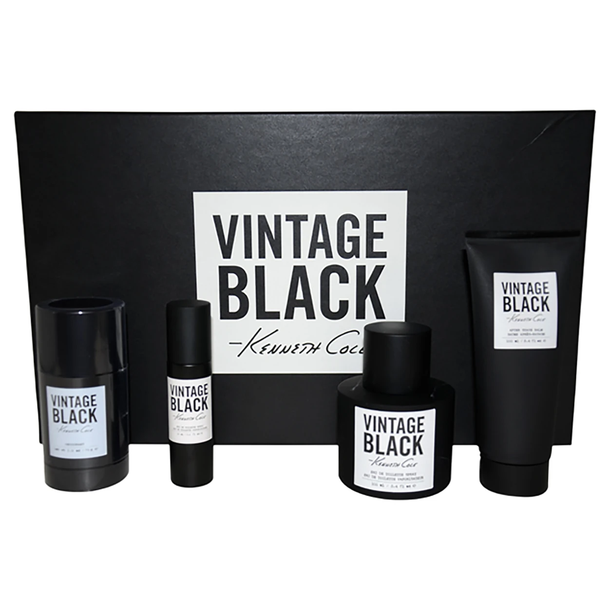 Cole Vintage Black by Cole for Men 4 Pc Gift Set 3.4oz