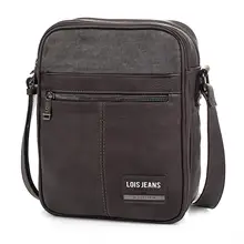 Lois коллекция треков Teslin сумка на плечо мужская ремень кобура планшет кожа PU цвета черный, коричневый и серый 96526
