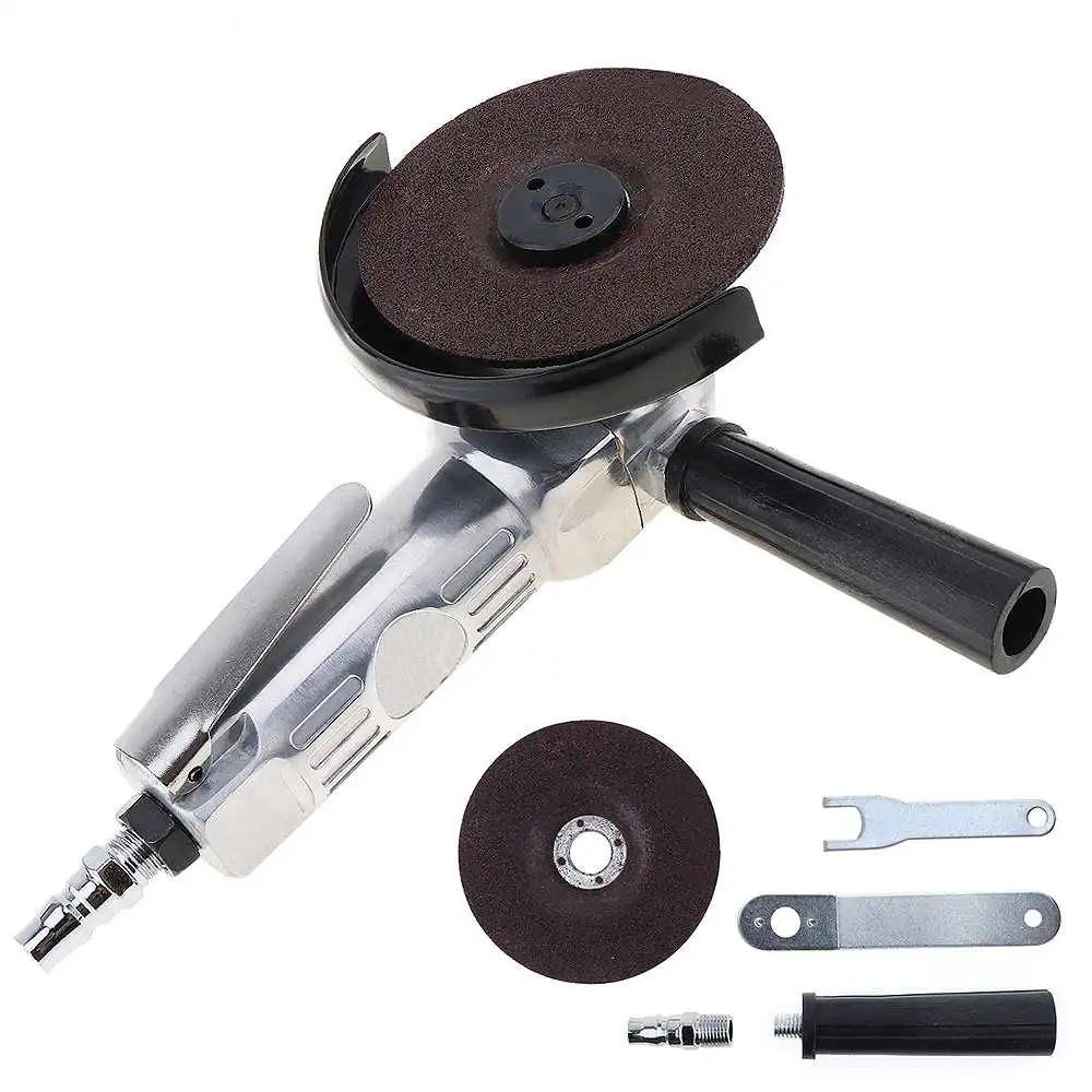 

4 Inch High-Speed Pneumatic Angle Grinder With Disc Polished Piece And Pvc Handle For Machine Polished Cutting Operation