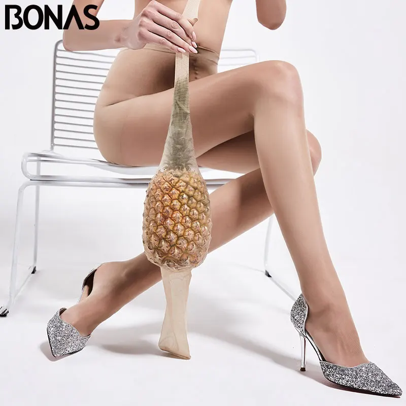 BONAS 12D колготки женские большого размера нейлоновые тонкие сексуальные Женские