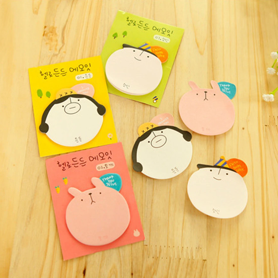

FangNymph 20 pages Cute Creative Stickers Cartoon Note Memo Paper Message Notes Book Memo Pad Gifts School Office Stationery