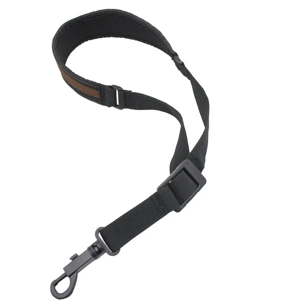 

Mounchain Alto Tenor Saxophone Sax Single Shoulder Neck Strap with Snap Hook Woodwind Instrument Parts Accessories