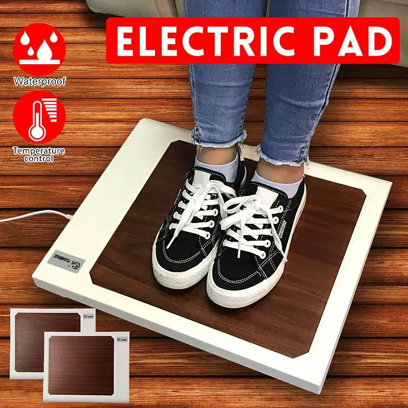 

Electric Heating Pad Office Heating Foot Mat Warmer 70W 220V Winter Warm Feet Thermostat Carpet Household Warming Tools