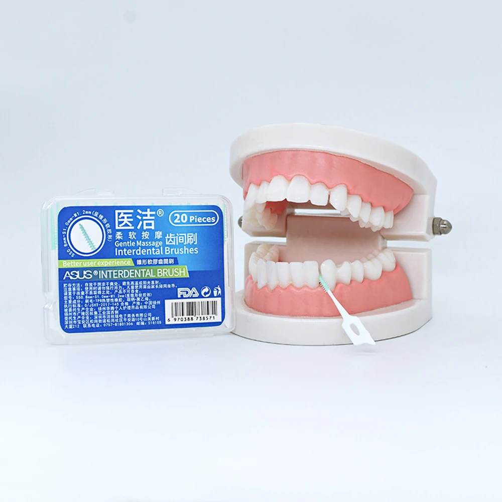 Взрослые межзубные щетки чистящие между зубами зубные щетки Зубная щетка зубочистки стоматологический инструмент для ухода за полостью рта зубная нить