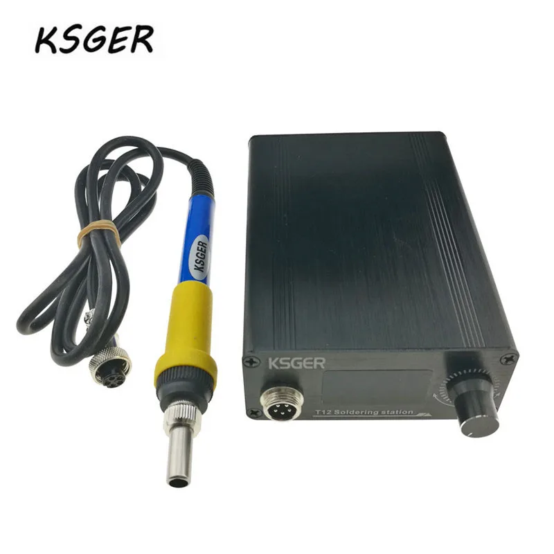 Контроллер температуры KSGER Mini V2.1S T12 900 M паяльная станция металлический чехол блок