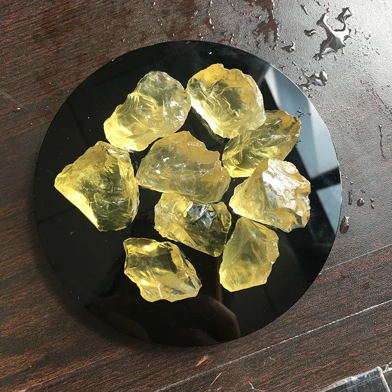 

50 g Natural citrine original stone Brazil original ore crushed stone large grain carving landscaping decoration
