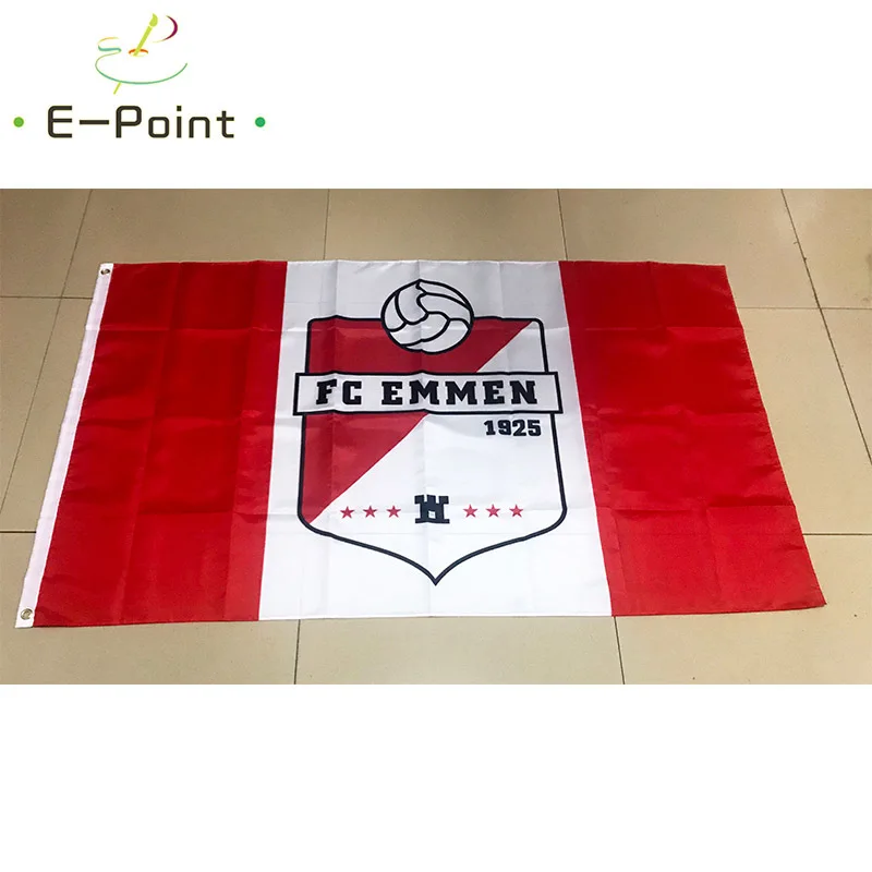 Флаг нидерландский футбол клуб FC Emmen 3ft* 5ft(90*150 см) Размеры рождественские украшения для дома флаг Banne подарки