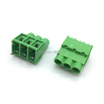 

5pcs KF635 6.35MM 7.62MM 9.5MM Screw PCB Terminal Block Connector Pitch 2Pin 3Pin 300V 30A Screw Terminal