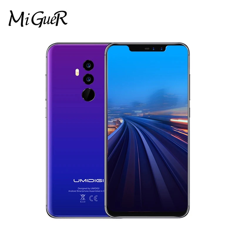 UMIDIGI Z2 SE Global Edition 6 2 &quotHD + полноэкранный мобильный телефон Android 8 1 Helio P23 4G 64G F1.7