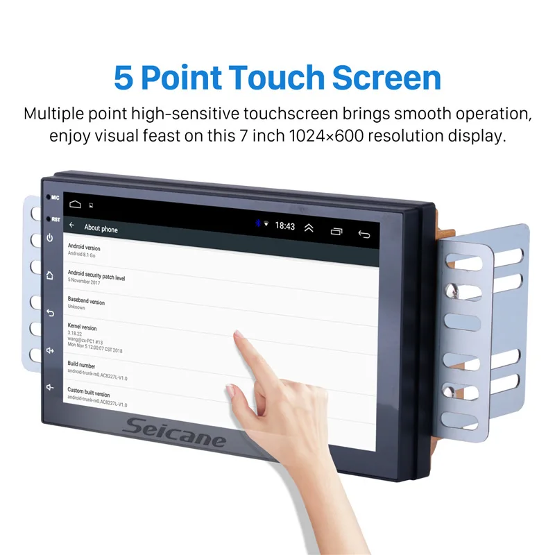 Seicane 2Din Android 8,1 7 дюймов Универсальное автомобильное радио для NISSAN TOYOTA KIA VW hyundai Suzuki Honda RAV4 Солнечный YARIS COROLLA VIOS
