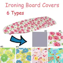 Тканевая гладильная доска с цветочным принтом, термостойкий чехол из полиэстера, мягкий чехол, 140*50 см, чехол для гладильной доски, легко подогнан