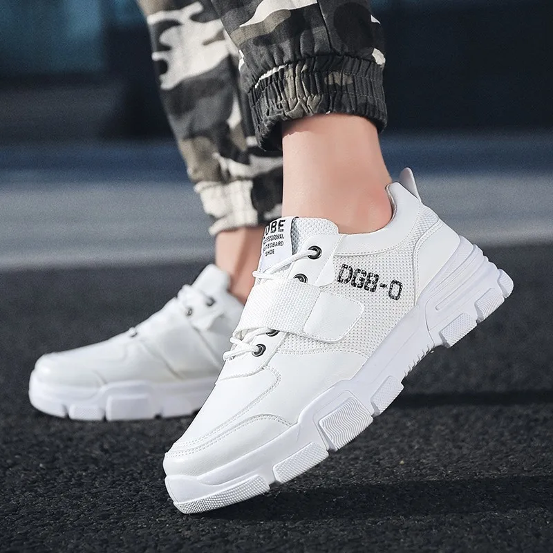 

Cpcook Spring Men Sneakers Fashion Breathable Lace Up White Men Casual Shoes Adult Sneakers Male Trainers Mesh Tenis Sneakers