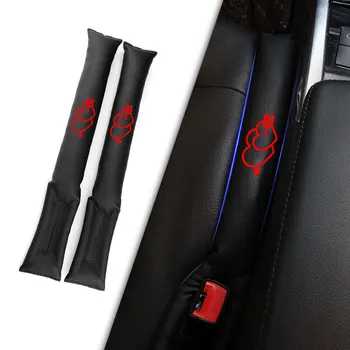

Arrow Through Double Heart Car Seat Gap Padding Seam Plug Leak-Proof Fillers Spacer Seat Gap Slot Plug Stopper PU Leather 2Pcs