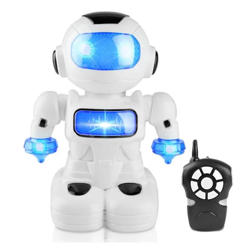 Smart RC Robot Toy Kids Sound Light Electric Robot Model Action Figure Toy Intelligent Educational Birthday Gift Gesture Control
