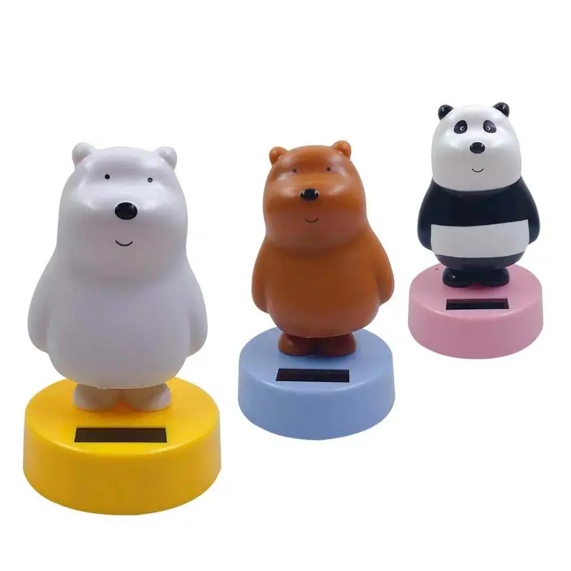 

Hot Solar Powered Dancing Animal Swinging Animated Bobble Dancer Toy Car Decor