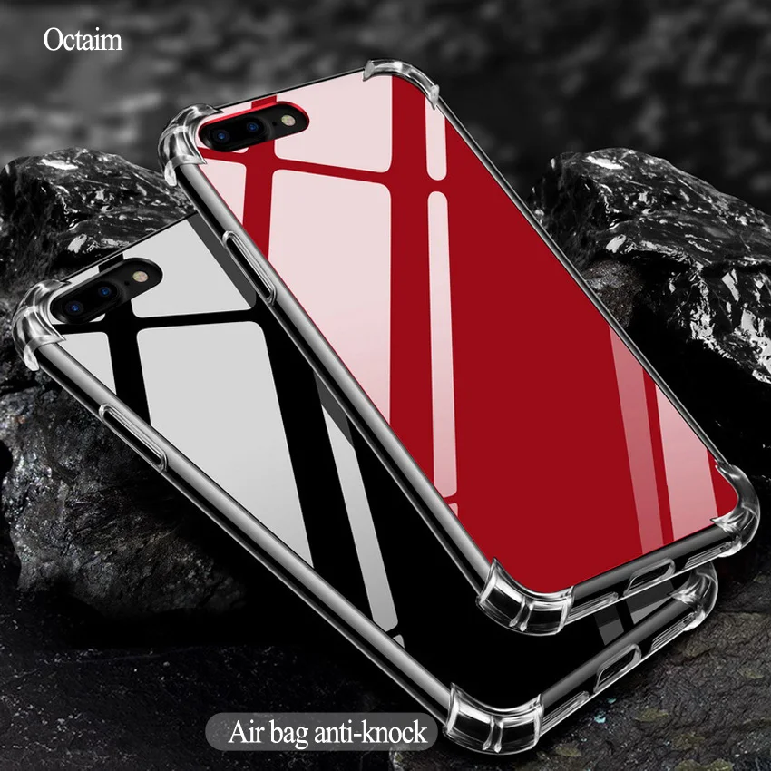 Soft Case For iPhone X XS Max XR Cases Shockproof TPU Mirror Back Cover 7 8 Plus 6S 6 Coque |