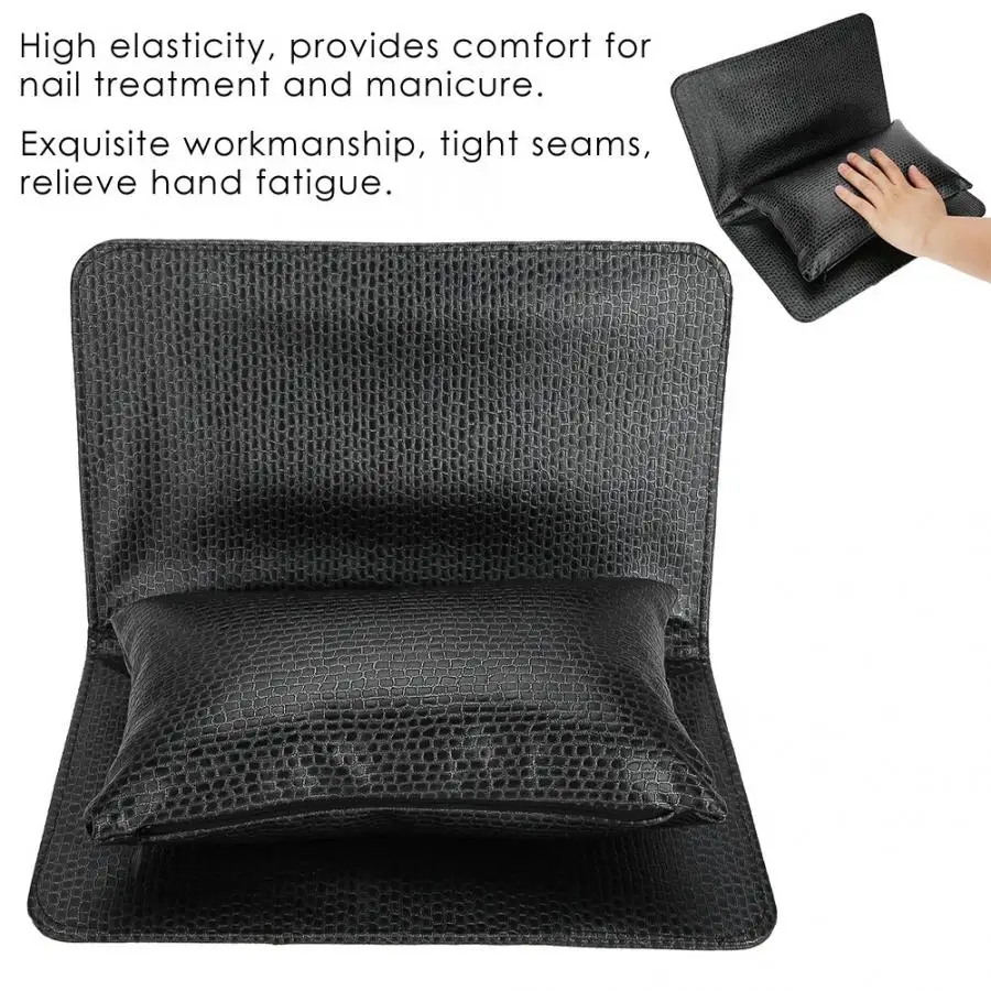 

Soft Nail Art Hand Pillow Pad Set Hand Arm Rest Cushion Washable Table Mat Manicure Tool 1
