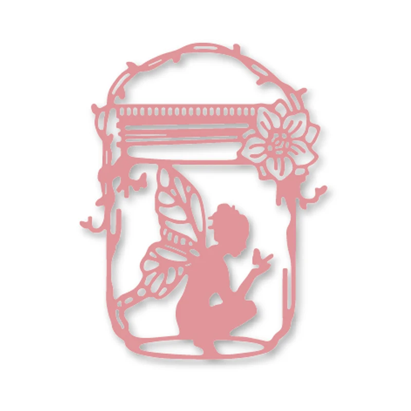

Estel Butterfly fairy in Bottle Metal Cutting Dies for Scrapbooking Paper Cards Making New Arrival 2019 Handcrafts Embossing Die