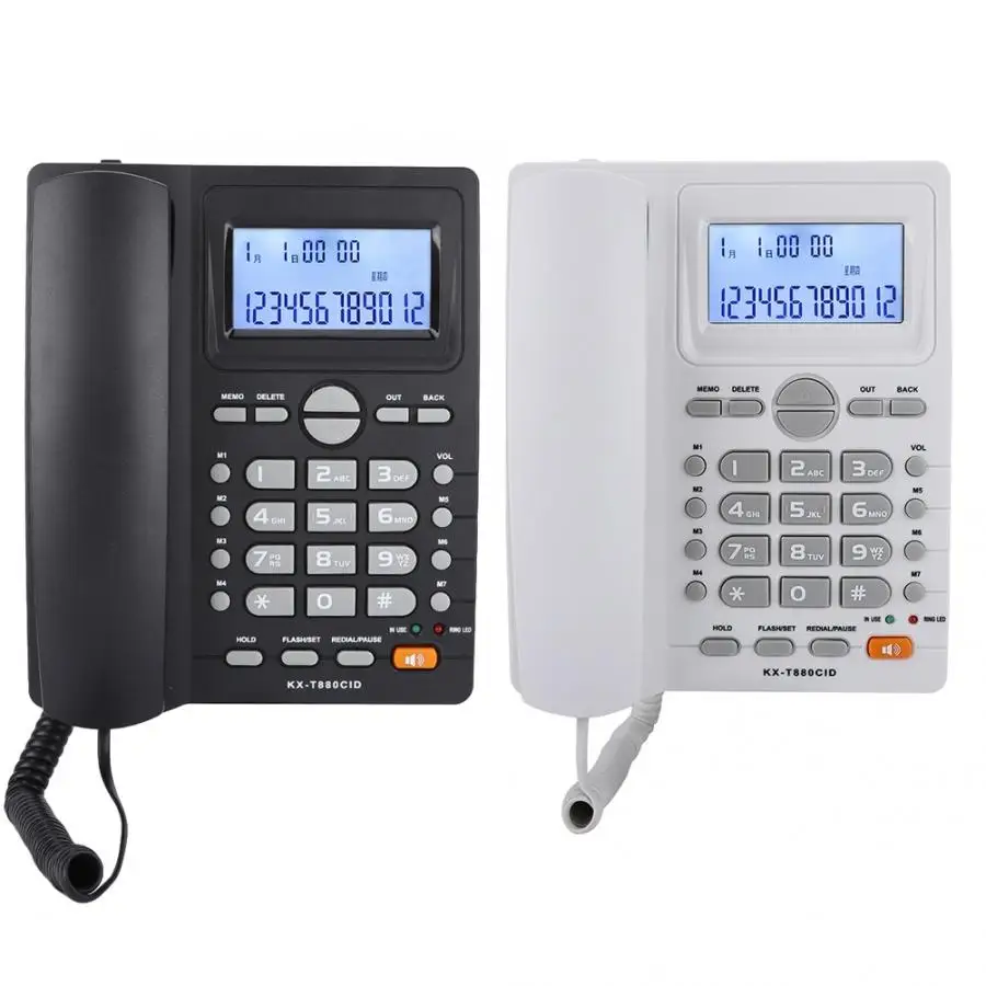 

telephone Dual-port Extension Set Corded Telephone With Caller ID Display With Speakerphone