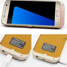 Чехол для внешнего аккумулятора USB для samsung Galaxy S7edge, чехол для зарядного устройства, запасной внешний аккумулятор, дополнительный смарт-чехол для зарядки аккумулятора