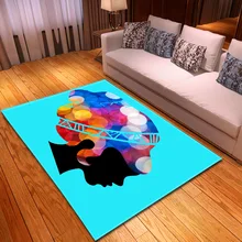 Красочные африканские женщины печати красота ковер спальня ресторан пол мат гостиная области ковры и ковры для дома индивидуальные