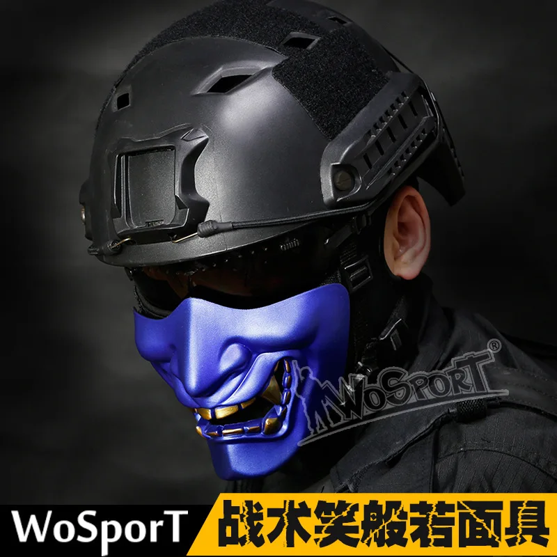 

Halloween Ball Laugh Funning Prajna Cosplay the Devil Terrorist Adult Party Mask Male Femal Ghost Face Half Face Tactical Mask