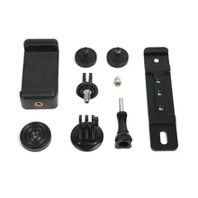 Кронштейн Черная Камера с горячим башмаком для Zhiyun Smooth Q4/3/Osmo Mobile 1 2 Up