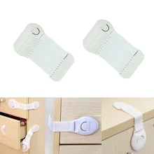 20 шт./партия безопасный пластиковый замок для защиты от детей дверных ящиков шкафа Холодильник туалет удлиненный Бенди Детские замки безопасности