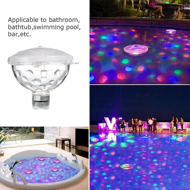 Floating Underwater Light RGB Submersible LED Disco Light Glow Show