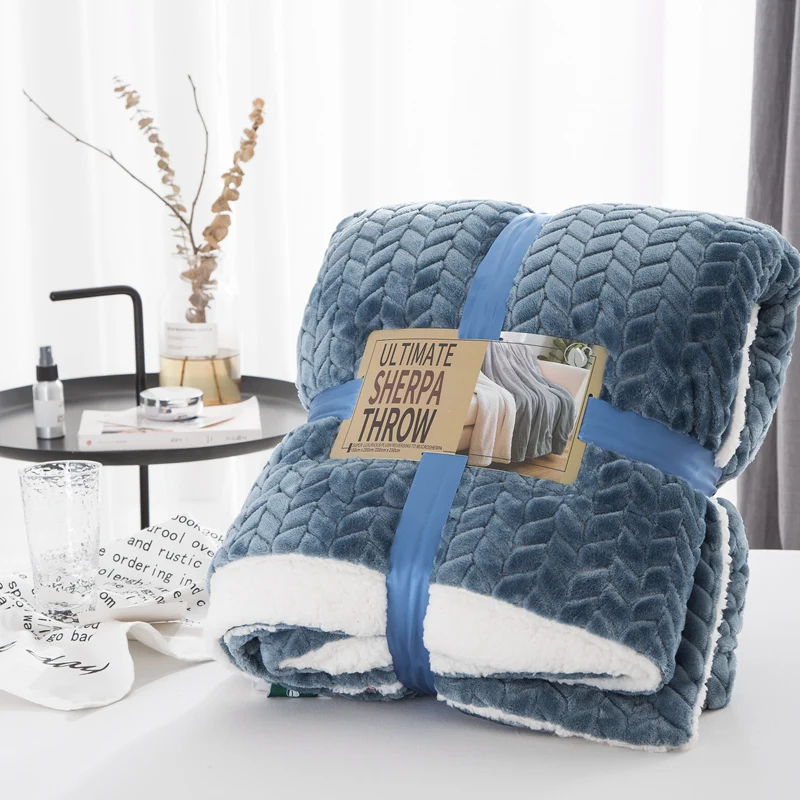 

Super Soft Blanket Flannel Aircraft Sofa Use Office Children Blanket Travel Portable Car Travel Cover Blanket Free shipping