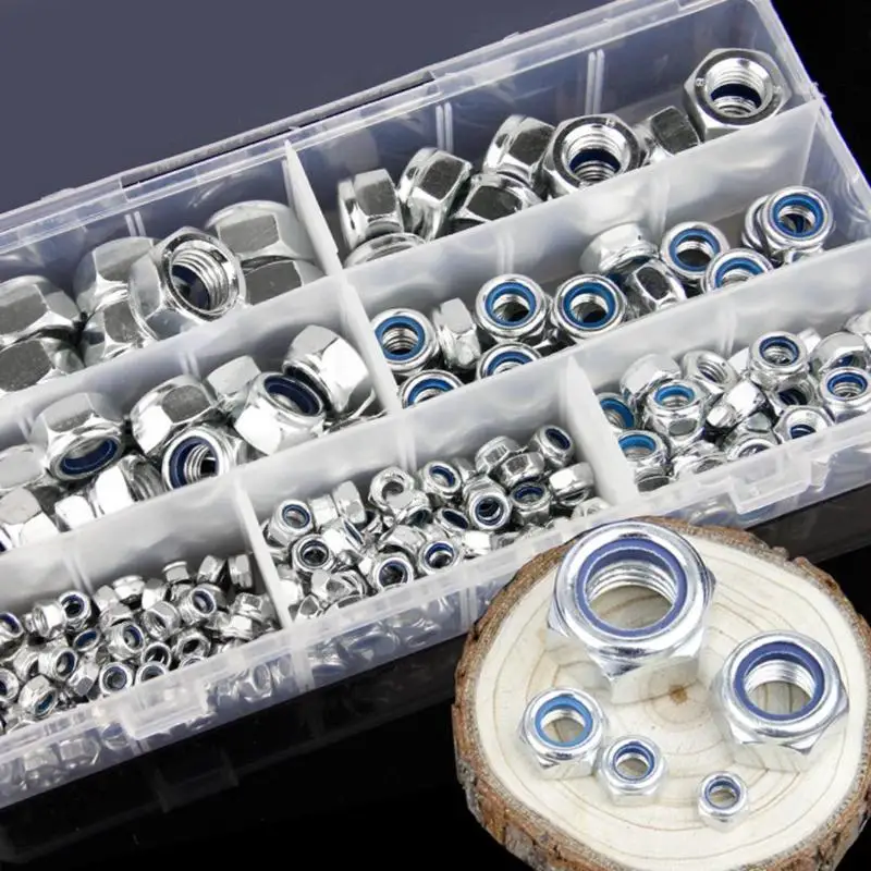 

Hex Nut Hexagon Re-sealable Plastic Case Stainless Steel Nuts M10 M8 M6 M5 M4 M12 M14 M16 Nuts 280pcs/lot Suit For Screws