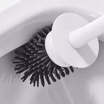 

Toilet Brush Set Bathroom Toilet Brush Holders WC Scrub Cleaning Brush with Base