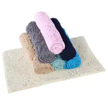 Синель Противоскользящий водопоглощающий нескользящий коврик Ванная комната гостиная используется на кухне, спальни