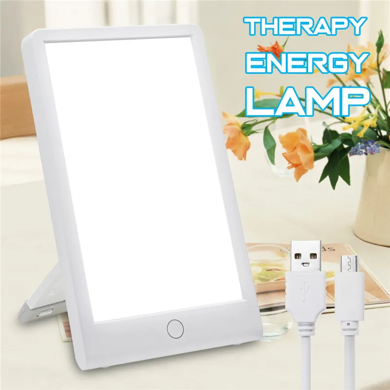

Natural Sun Lamp Therapy Energy Lamp 11000 Lux Eye protection Health Light Daylight Portable Light with Adjustable Base US plug