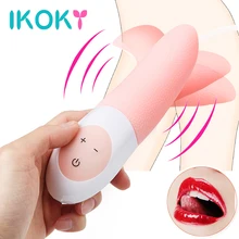 IKOKY 12 Frequency Tongue Vibrator Blowjob Oral Masturbator Massager Clitoris Stimulator Sex Toys for Couples Adult Products IKOKY 12 Frequency Tongue Vibrator Blowjob Oral Masturbator Massager Clitoris Stimulator Sex Toys for Couples Adult Products