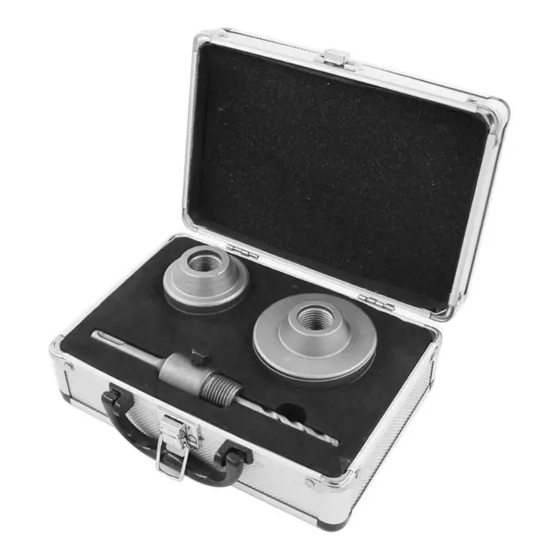 

Electric Hammer Hollow Drill Bits Wall Hole Opener Saw Drilling Tools Kit