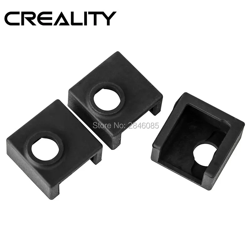 CREALITY 3D 3 шт./лот нагреватель Блок Силиконовый чехол MK7/MK8/MK9 Hotend для Creality CR-10, 10 S, 10S4, 10S5, Ender 3, CR20