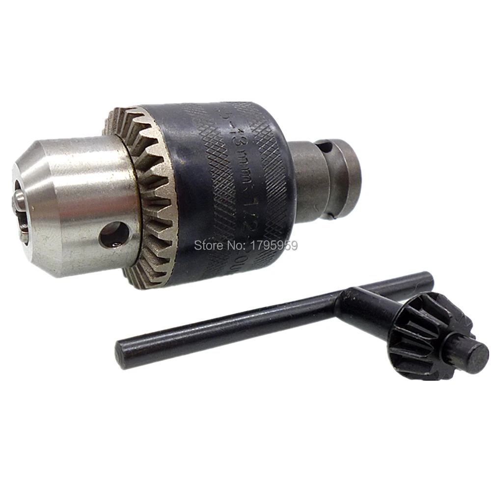 Keyed Chuck 1.5mm to 13mm Drill Bit Chuck 1/2 20UNF Thread with 1/2