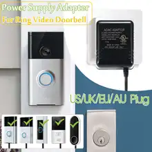 US/UK/EU/AU 8M Wifi дверной Звонок камера адаптер питания для IP видео домофон кольцо беспроводной дверной звонок 110 V-240 V AC 18V трансформатор