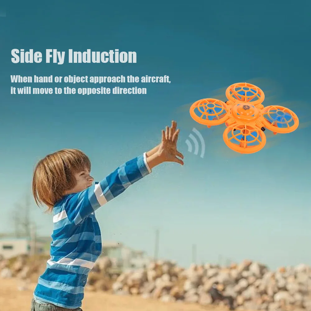 

HC667 Mini RC Drone Infrared Induction Hand Control UFO Training RC Quadcopter RC Toys for Children Kids Toy Gifts