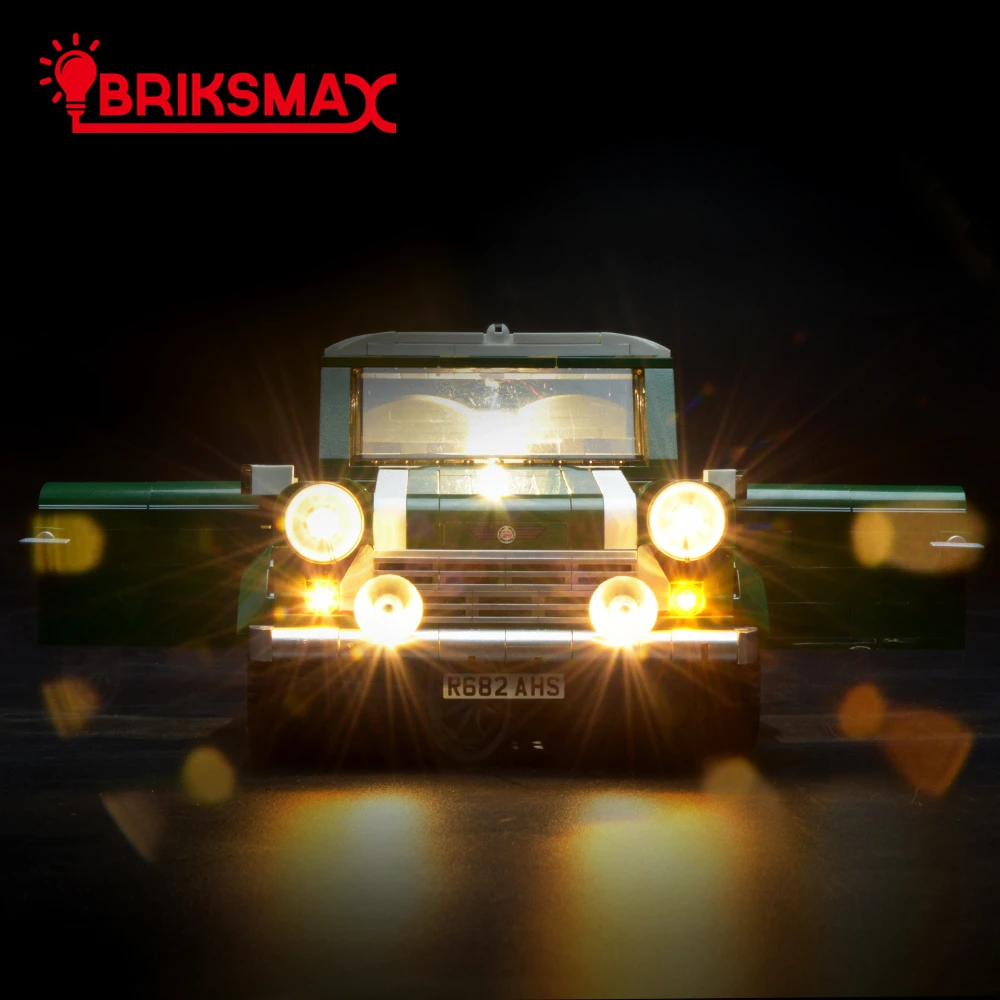 BriksMax светодиодный светильник комплект для создатели Модель Mini Cooper строительные