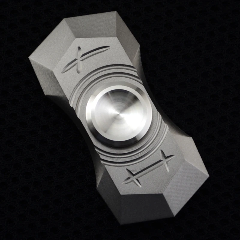 Новый Алмазный ручной Спиннер титановый сплав EDC Fidget Spinner Mute подшипник ЧПУ для снятия стресса беспокойство Аутизм/СДВГ игрушка подарок