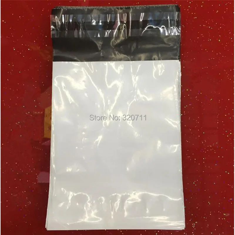 600Pcs White Small Packaging Shipping Envelope Bag 15*20cm Poly Mailer Plastic Envelopes Mailing