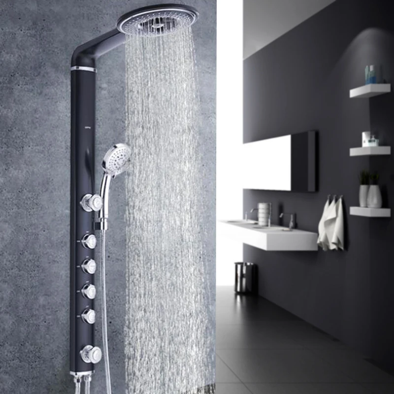 bath shower faucets set bathroom wall mount faucet mixer ...