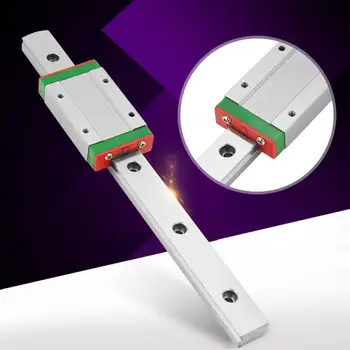 

LML15H 200mm Length Linear Slide Guide Motion Rail w/ 1Pcs Extension Sliding Block Linear Guide Carriage Lineaire schuifgeleider