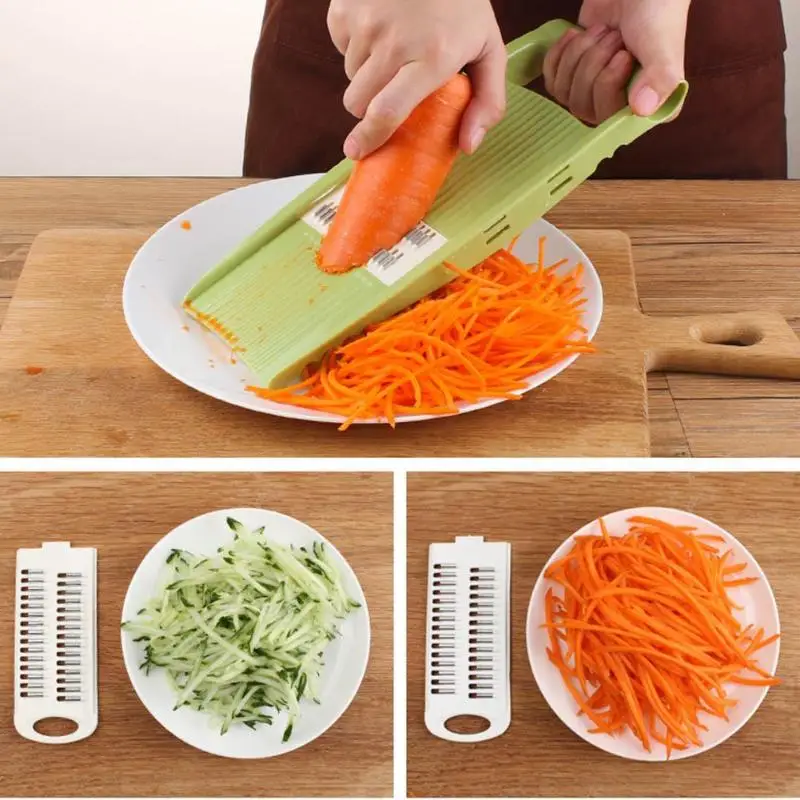 Multifunctional Vegetable Slicer Potato Cutter Carrot Grater Fruit Slicers Kitchen Cooking Tool Manual Carrot Grater Dicer