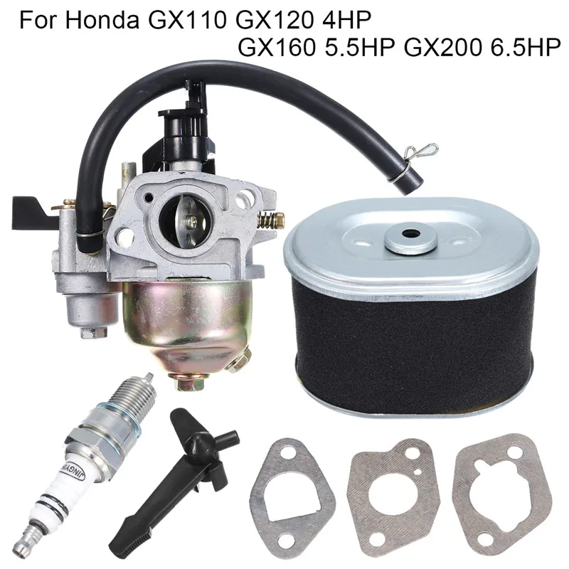Новый Карбюратор Carb фильтр вилка комплект для Honda GX120 GX160 5.5HP GX200 6.5HP 168F прочное